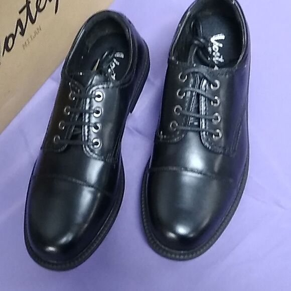 Vostey 9.5 black dress shoe new - Picture 3 of 7